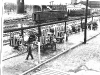 Warner Mfg. engines at the depot