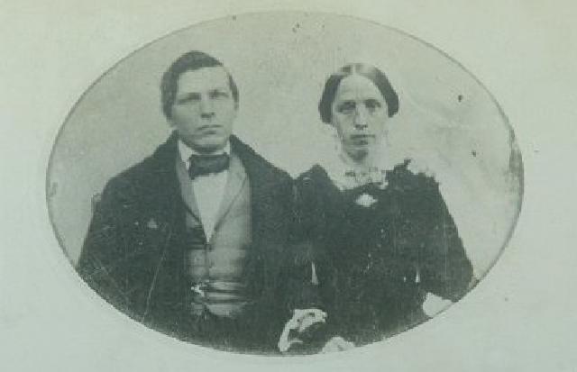 Jacob and Catherine Dietrich in 1855.