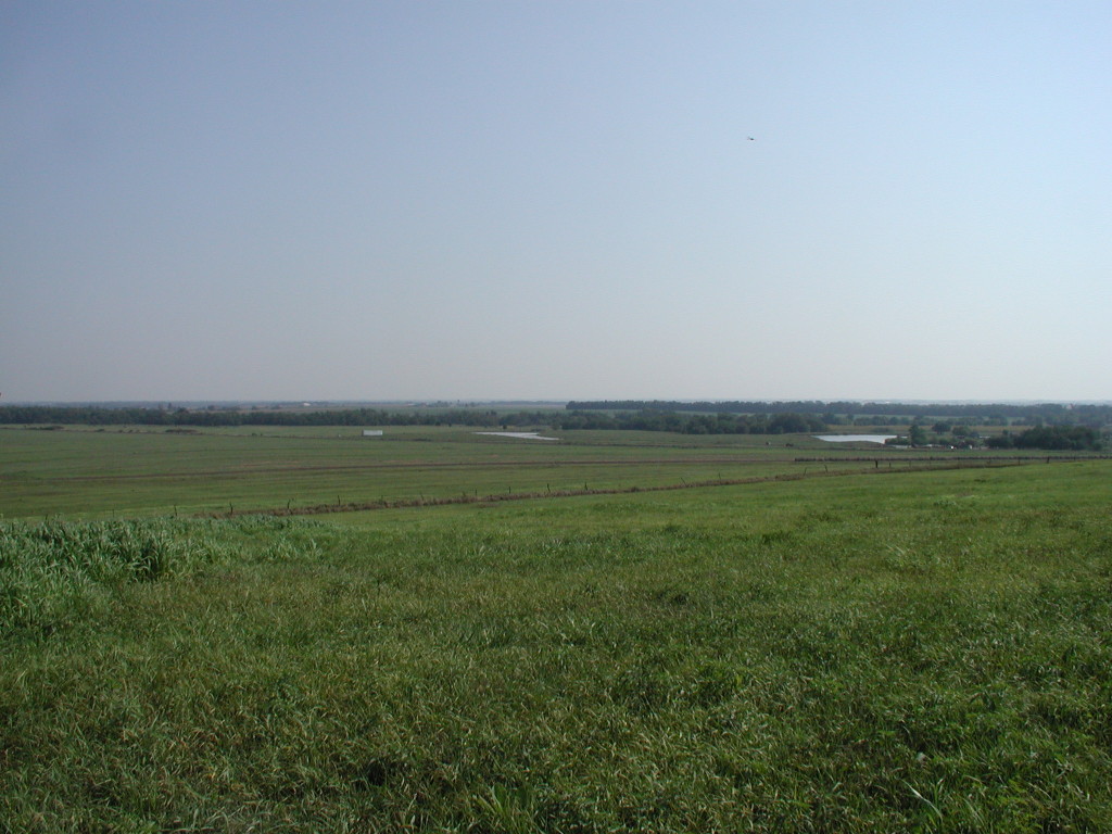 This is the view the Dietrichs would have seen form the front porch of their cabin at its original location.